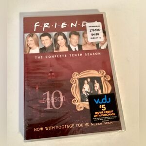 NWT Friends The Complete Tenth Season DVD - Burgundy Cover